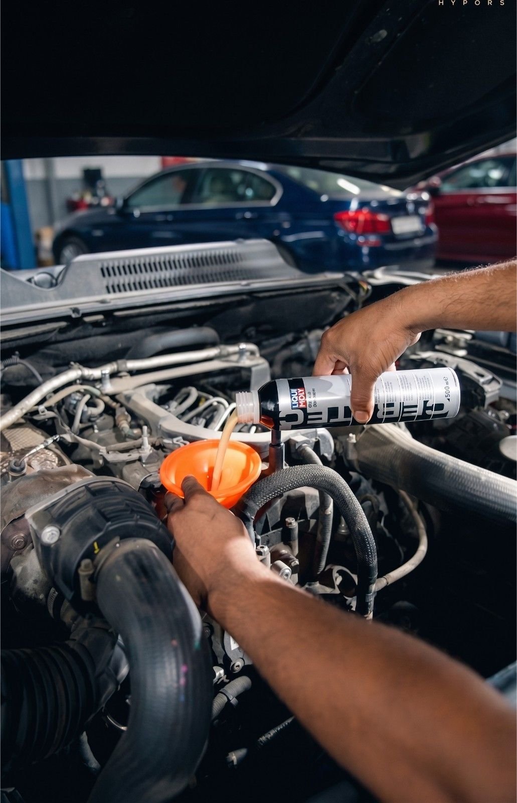 Engine inspection and maintenance work